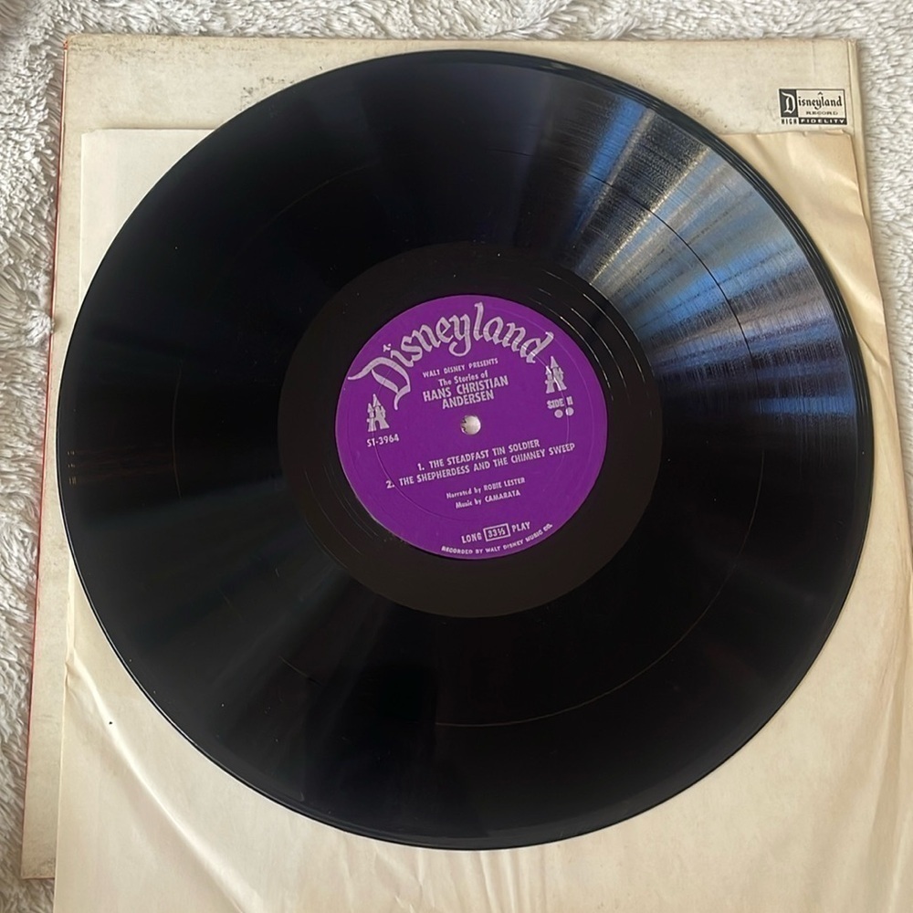 Walt Disney Presents The Stories Of Hans Christian Andersen 1967 Stereo LP - Picture 12 of 16
